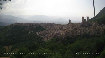 immagine della webcam nei dintorni di Pettorano sul Gizio: webcam Pacentro