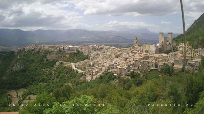 immagine della webcam nei dintorni di Bisegna: webcam Pacentro