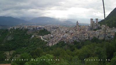 immagine della webcam nei dintorni di Rocca Pia: webcam Pacentro