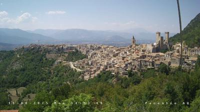 immagine della webcam nei dintorni di Cansano: webcam Pacentro
