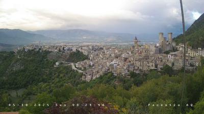 immagine della webcam nei dintorni di Cansano: webcam Pacentro
