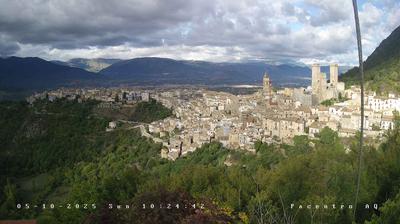 immagine della webcam nei dintorni di Sant'Eufemia a Maiella: webcam Pacentro