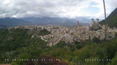 immagine della webcam nei dintorni di Caramanico Terme: webcam Pacentro