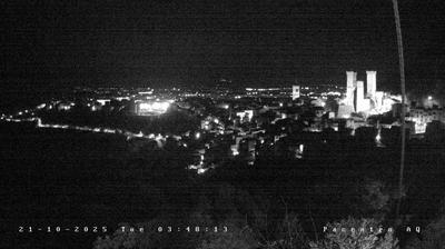 immagine della webcam nei dintorni di Campo di Giove: webcam Pacentro