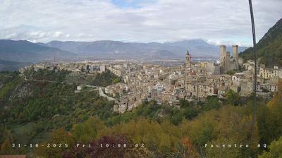 immagine della webcam nei dintorni di Scanno: webcam Pacentro