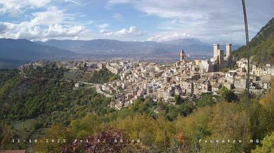 immagine della webcam nei dintorni di Passolanciano-Majelletta: webcam Pacentro