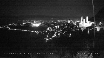 immagine della webcam nei dintorni di Sant'Eufemia a Maiella: webcam Pacentro