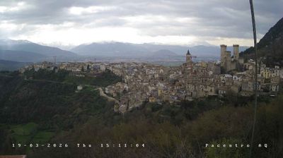 immagine della webcam nei dintorni di Torricella Peligna: webcam Pacentro