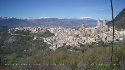 immagine della webcam nei dintorni di Caramanico Terme: webcam Pacentro