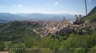 immagine della webcam nei dintorni di Cansano: webcam Pacentro