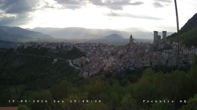 immagine della webcam nei dintorni di Sulmona: webcam Pacentro