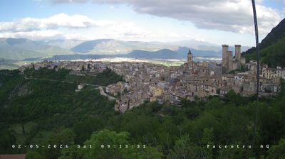 immagine della webcam nei dintorni di Passolanciano-Majelletta: webcam Pacentro