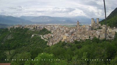 immagine della webcam nei dintorni di Pescocostanzo: webcam Pacentro