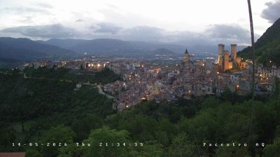 immagine della webcam nei dintorni di Salle: webcam Pacentro