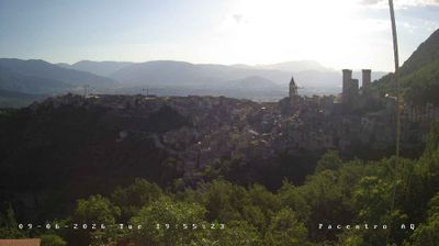 immagine della webcam nei dintorni di Scanno: webcam Pacentro