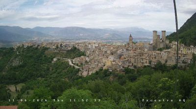 immagine della webcam nei dintorni di Rivisondoli: webcam Pacentro