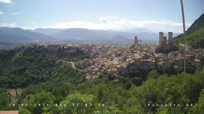 immagine della webcam nei dintorni di Campo di Giove: webcam Pacentro