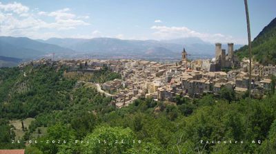 immagine della webcam nei dintorni di Sant'Eufemia a Maiella: webcam Pacentro