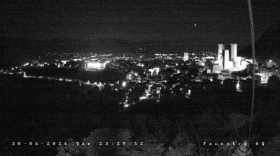 immagine della webcam nei dintorni di Salle: webcam Pacentro