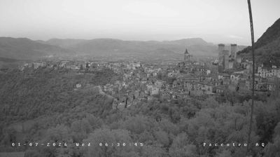 immagine della webcam nei dintorni di Caramanico Terme: webcam Pacentro