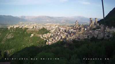 immagine della webcam nei dintorni di Caramanico Terme: webcam Pacentro