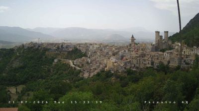 immagine della webcam nei dintorni di Cansano: webcam Pacentro