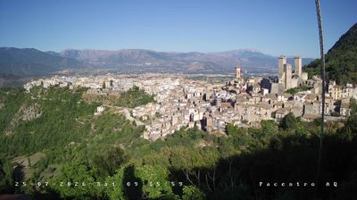 immagine della webcam nei dintorni di Campo di Giove: webcam Pacentro