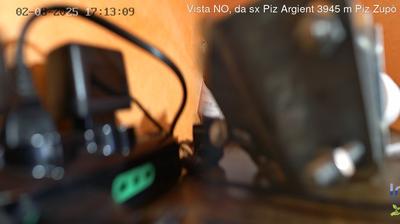 immagine della webcam nei dintorni di Mottolino: webcam Pizzo Bernina
