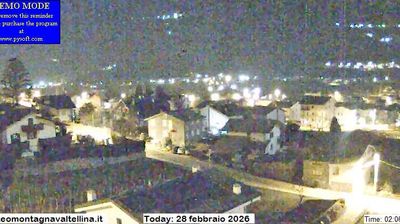 immagine della webcam nei dintorni di Valmasino: webcam Montagna in Valtellina