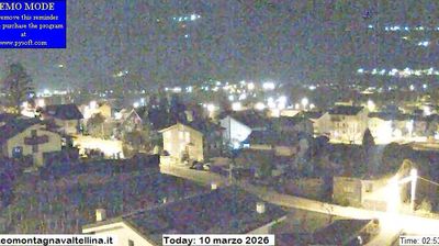 immagine della webcam nei dintorni di Tirano: webcam Montagna in Valtellina