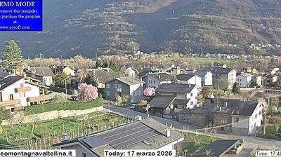 immagine della webcam nei dintorni di Lanzada: webcam Montagna in Valtellina