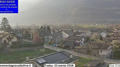 immagine della webcam nei dintorni di Sondrio: webcam Montagna in Valtellina