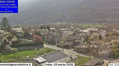 immagine della webcam nei dintorni di Lizzola: webcam Montagna in Valtellina