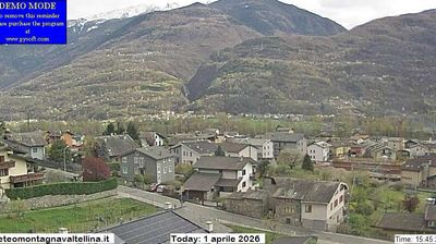immagine della webcam nei dintorni di Forcola: webcam Montagna in Valtellina