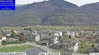 immagine della webcam nei dintorni di Pizzo Bernina: webcam Montagna in Valtellina
