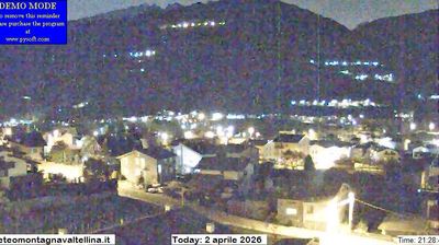 immagine della webcam nei dintorni di Bianzone: webcam Montagna in Valtellina