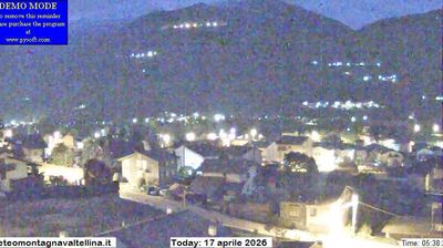 immagine della webcam nei dintorni di Val Masino: webcam Montagna in Valtellina