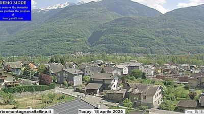 immagine della webcam nei dintorni di Piateda: webcam Montagna in Valtellina