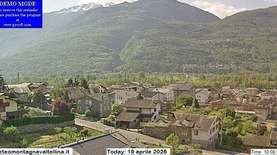 immagine della webcam nei dintorni di Piateda: webcam Montagna in Valtellina