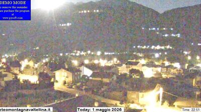 immagine della webcam nei dintorni di Lanzada: webcam Montagna in Valtellina