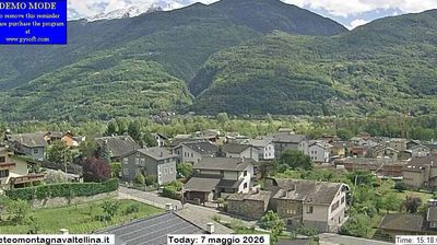 immagine della webcam nei dintorni di Sondrio: webcam Montagna in Valtellina