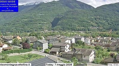 immagine della webcam nei dintorni di Sondrio: webcam Montagna in Valtellina