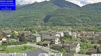 immagine della webcam nei dintorni di Lizzola: webcam Montagna in Valtellina