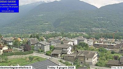 immagine della webcam nei dintorni di Sondrio: webcam Montagna in Valtellina