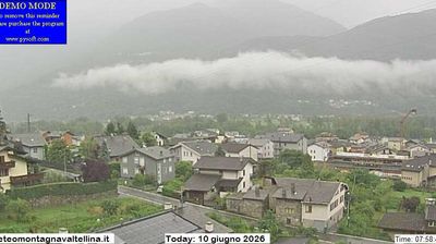 immagine della webcam nei dintorni di Teglio: webcam Montagna in Valtellina