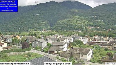 immagine della webcam nei dintorni di Forcola: webcam Montagna in Valtellina