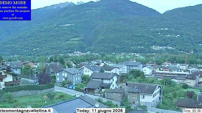 immagine della webcam nei dintorni di Lanzada: webcam Montagna in Valtellina