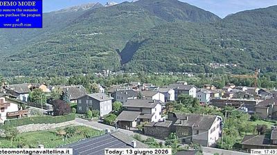 immagine della webcam nei dintorni di Val Masino: webcam Montagna in Valtellina