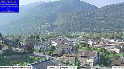 immagine della webcam nei dintorni di Sondrio: webcam Montagna in Valtellina