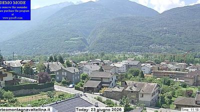 immagine della webcam nei dintorni di Bianzone: webcam Montagna in Valtellina
